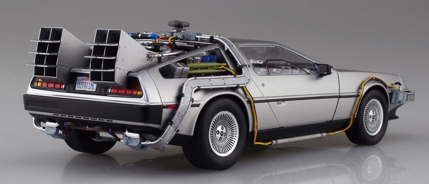 Aoshima 064368 1/24 Back to the Future Part I Time Machine - BanzaiHobby