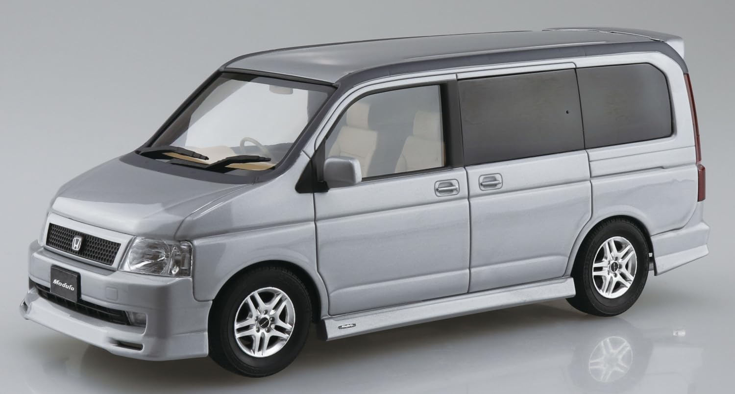 Aoshima 068304 1/24 Bunka Kyozai The Model Car Series No. SP12 Honda RF3 Step Wagon Moduro '01 - BanzaiHobby