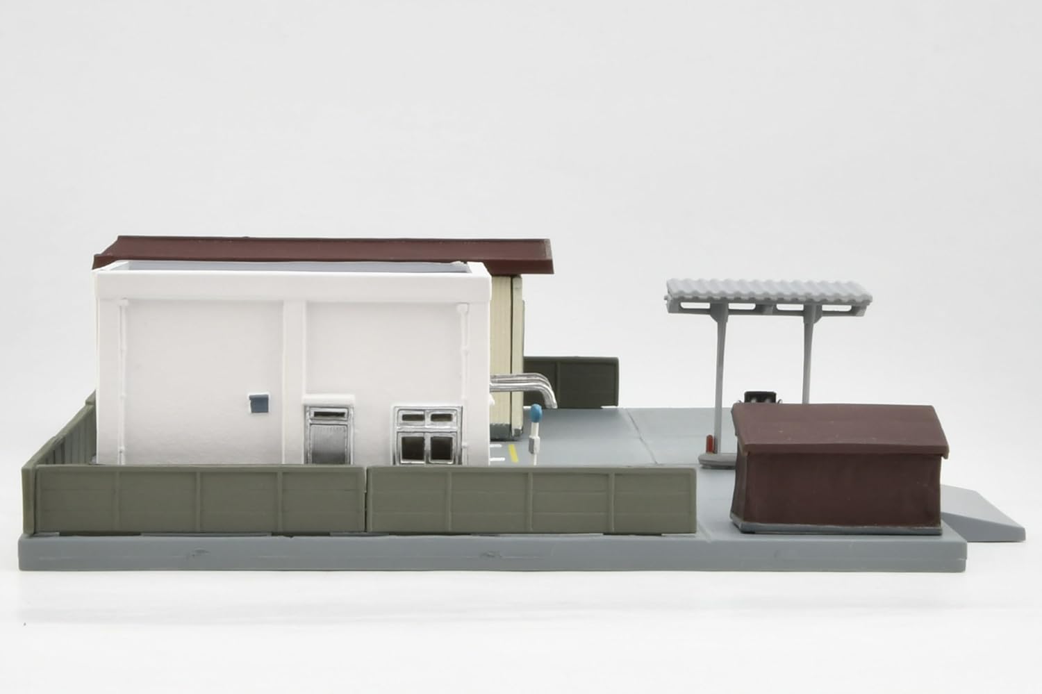 Colección de edificios TOMYTEC 145-2, autobús, oficina, set 2, suministros para dioramas - BanzaiHobby