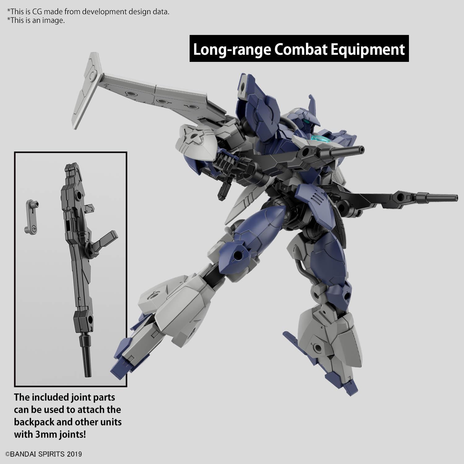 Bandai 30MM 064 1/144 bEXM 21 VERDENOVA [NAVY] - BanzaiHobby