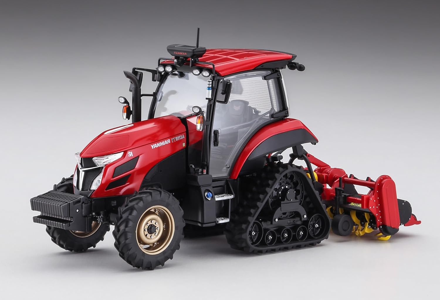 Hasegawa 66112 1/35 Construction Machinery Series Yanmar Tractor YT5113A "Robot Tractor" Delta Crawler/Rotary - BanzaiHobby
