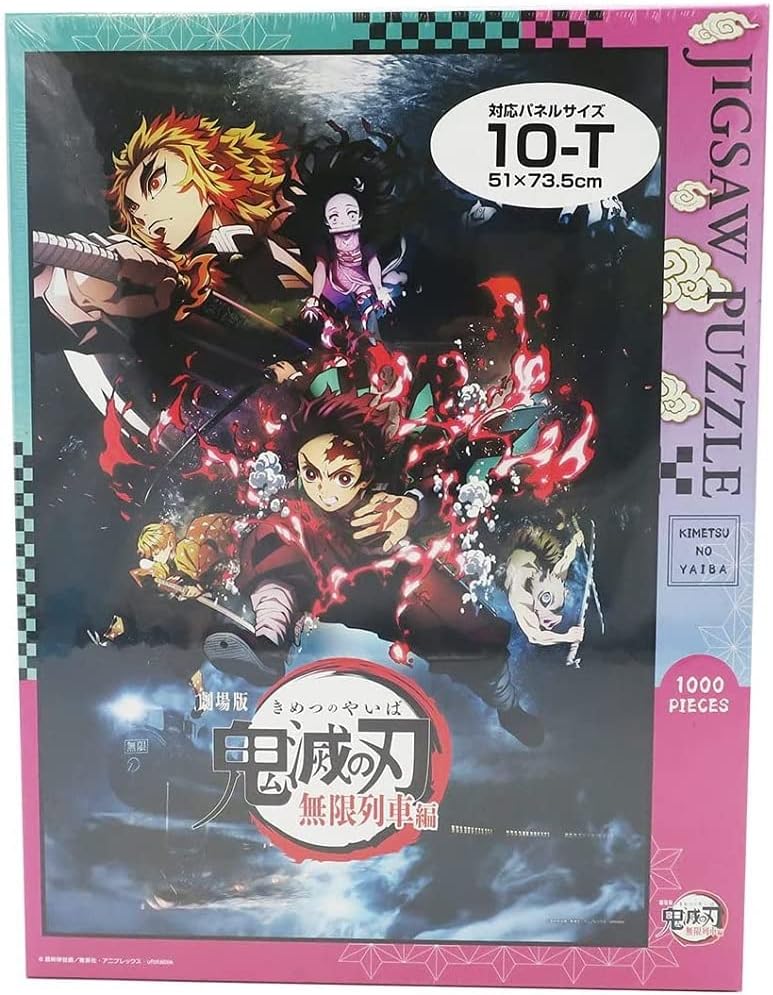 Ensky 1000T-163 Demon Slayer: Kimetsu no Yaiba the Movie: Mugen Train Part 1 - Demon slayer (Puzzle, 1000 Pieces, 51 x 73.5 cm)