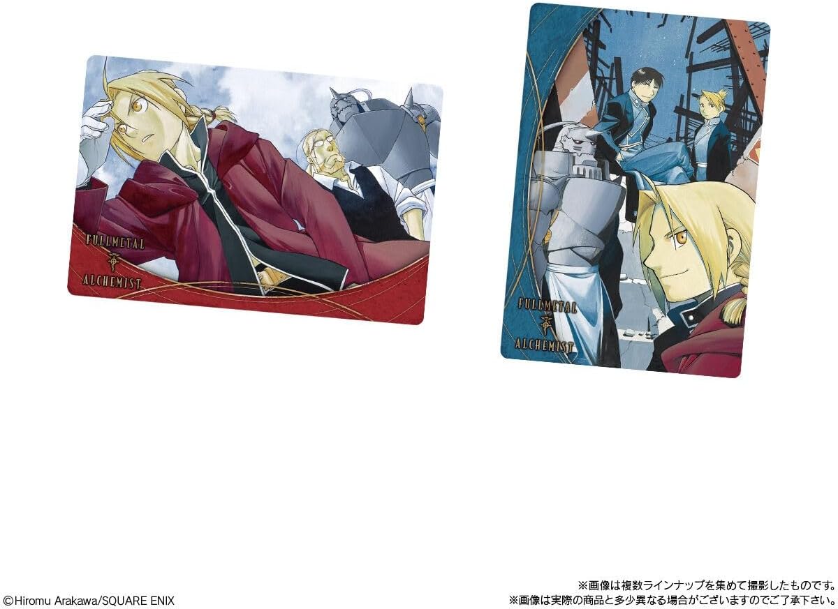 Bandai Fullmetal Alchemist Metallic Placard and Wafers Vol.2 (1Box 20pcs) - Bandai Candy Banzai Hobby