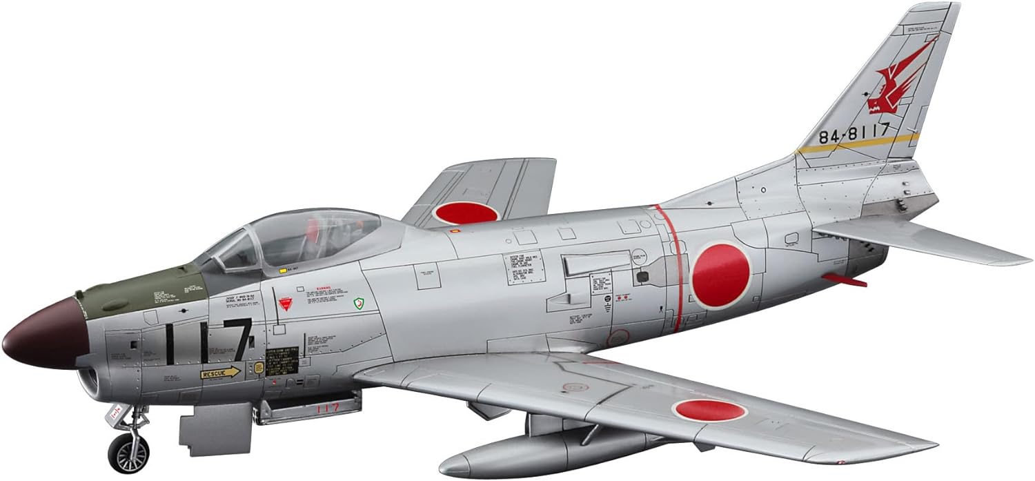 Hasegawa 1/72 Air Self-Defense Force F-86D Saber Dog Plastic Model E49 - BanzaiHobby