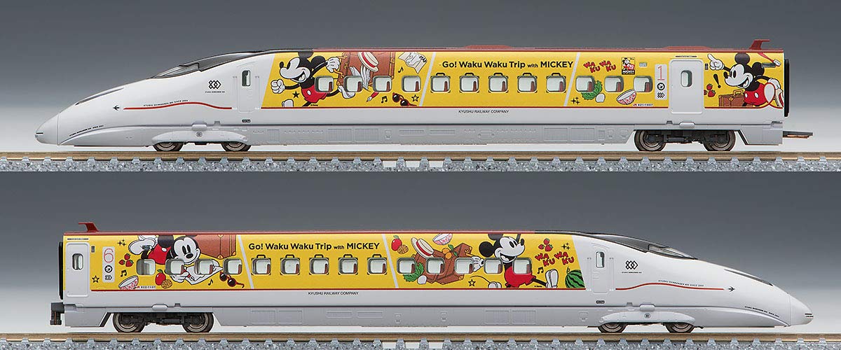 TOMIX Nゲージ 限定品 九州新幹線800 1000系 (JR九州 Waku Waku Trip 新幹線) 6両セット 97914 鉄道模型 電車 - BanzaiHobby