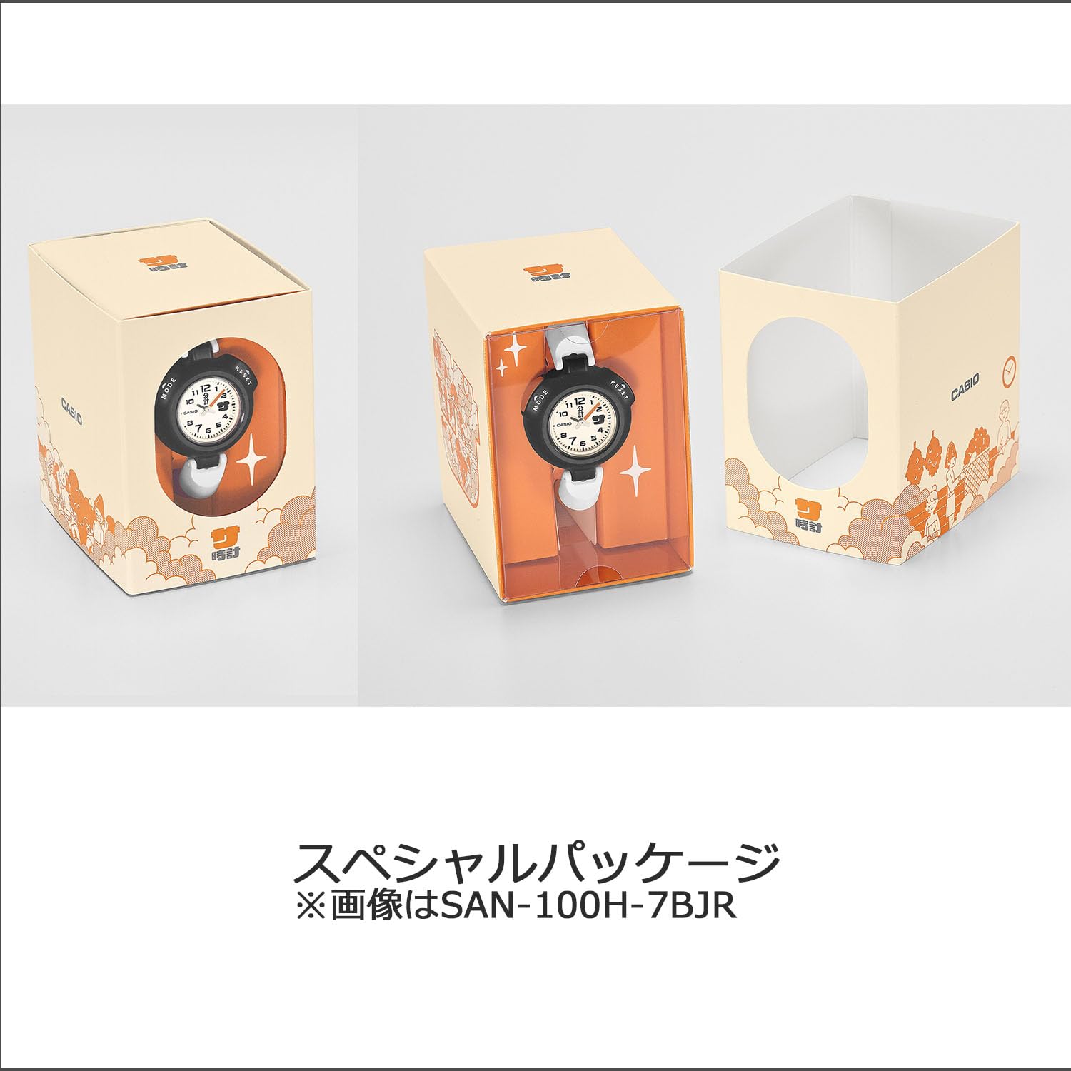 [カシオ] 腕時計 カシオコレクション 【国内正規品】 サ時計 SAN-100H-7BJR ユニセックス ホワイト - BanzaiHobby