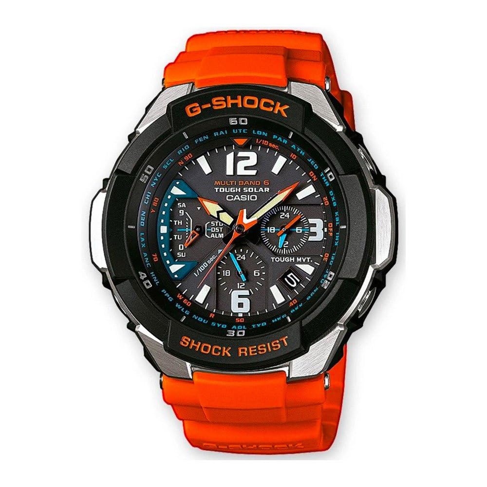 [カシオ]CASIO 腕時計 G-SHOCK ジーショック SKY COCKPIT タフソーラー MULTIBAND 6 GW-3000M-4AER 電波時計 メンズ[逆輸入]