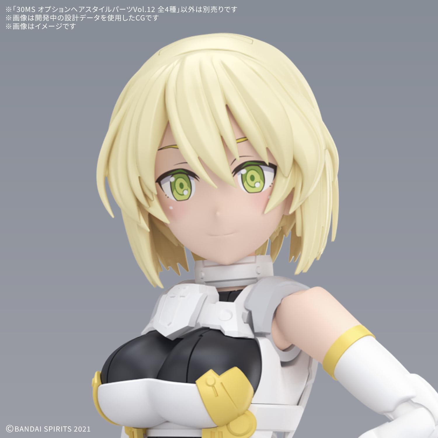 Bandai 30MS Optional Hairstyle Parts Vol.12 4×1