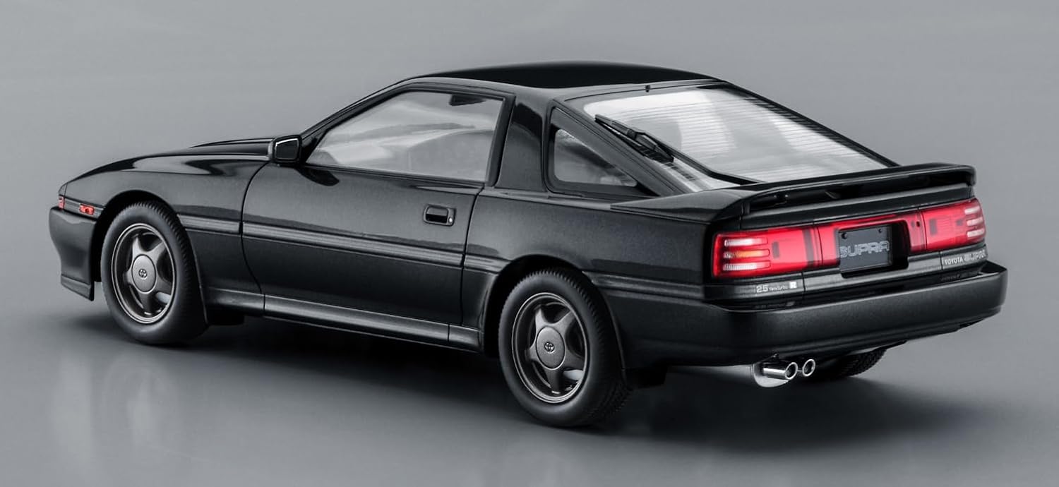Hasegawa 20811 1/24 Toyota Supra A70 2.5GT Twin Turbo R 1990 Black Color - BanzaiHobby