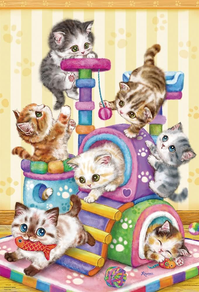 Beverly １０００－０２９Kayomi Harai Everyone's Cat Tower Puzzle