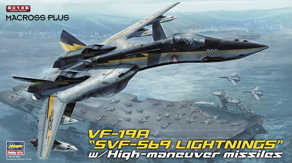 Hasegawa VF-19A `SVF-569 Lightnings` w/High Maneuver Missile - BanzaiHobby