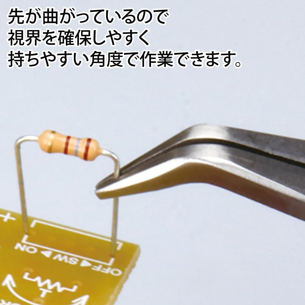 God Hand GH-LDP-140-M-X Le-Dio Bent Nose Pliers - non-serrated