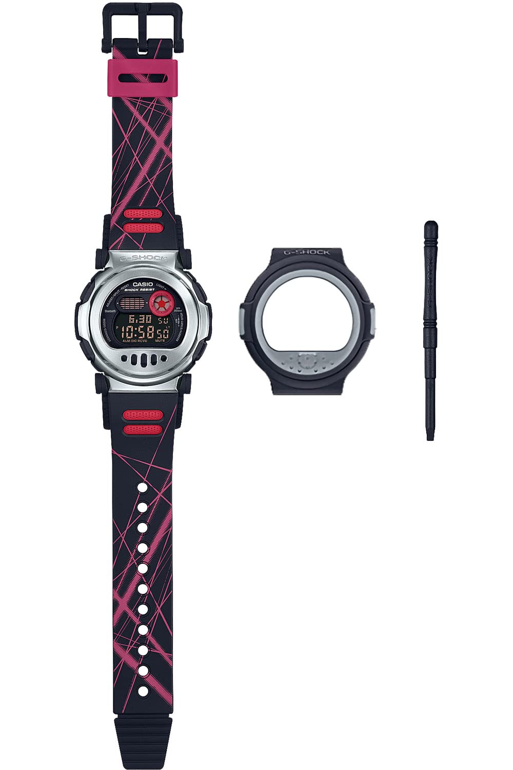 [Casio] G-Shock Uhr [Offizielles japanisches Produkt] Bluetooth ausgestattet abnehmbare Lünette G-B001MVA-1JR Herren schwarz - BanzaiHobby