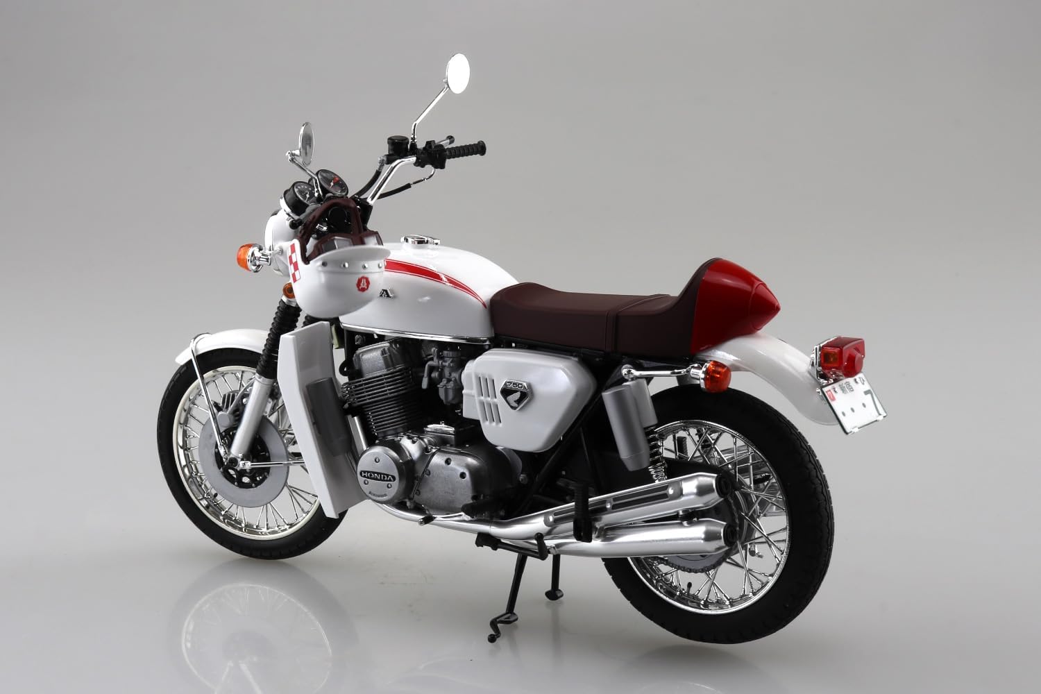 Aoshima 1/12 Wild 7 The Bike Series No.SP Hiba-chan CB750FOUR - BanzaiHobby