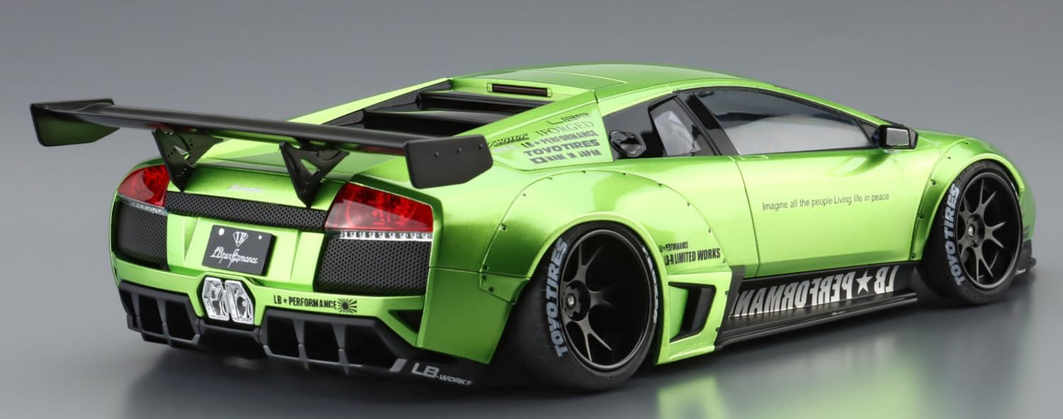Aoshima Bunka Kyozai Liberty Walk No.22 LB Works Lamborghini Murcielago Ver.2 - BanzaiHobby