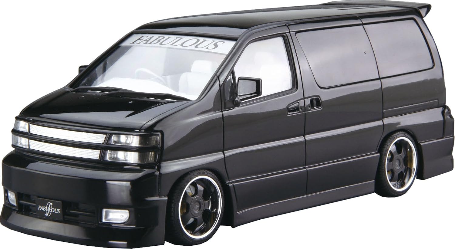 Aoshima 069080 1/24 Bunka Kyozai The Tuned Car Series No.43 Nissan Fabless APE50 Elgrand '00 - BanzaiHobby