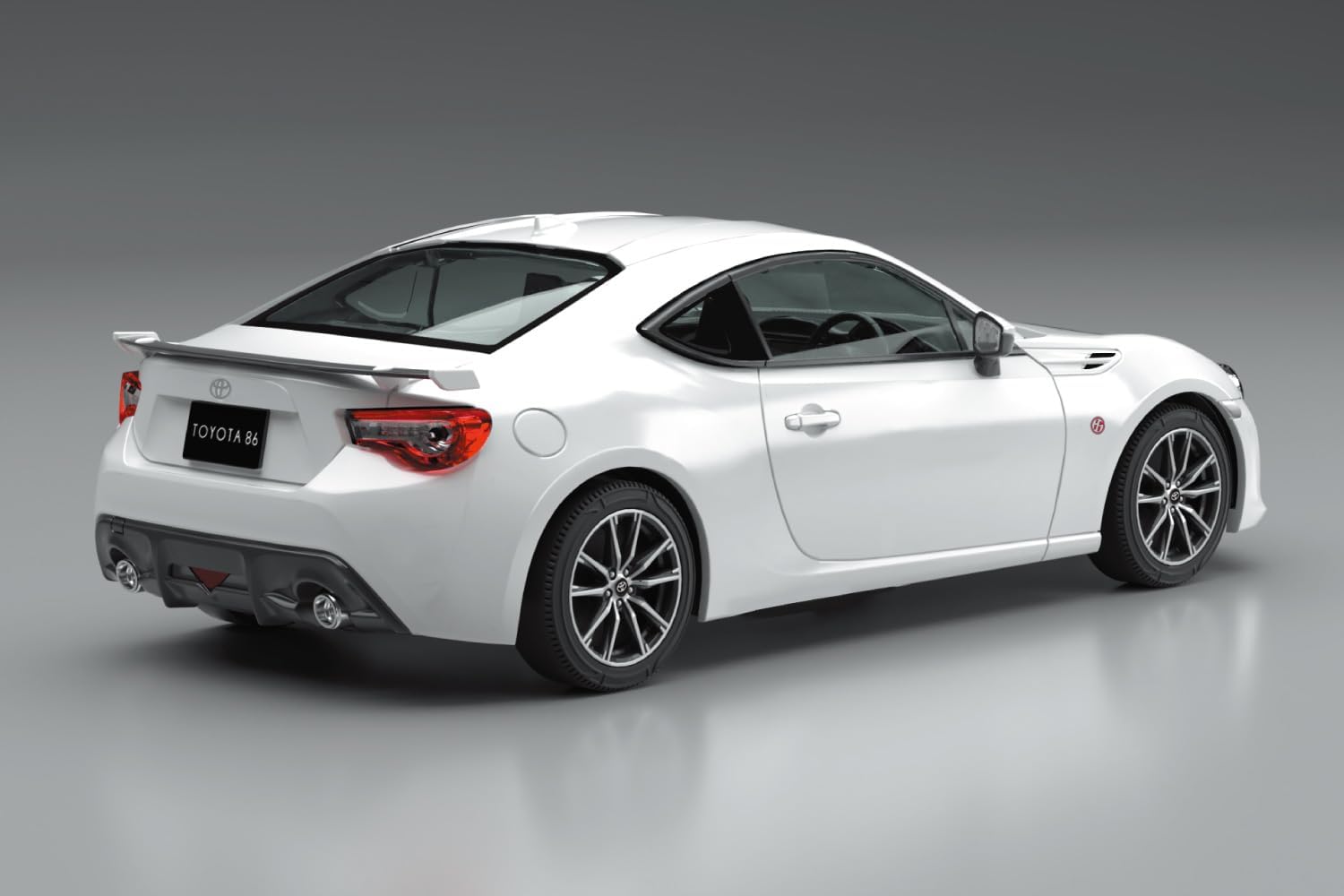 Aoshima 1/32 Easy Plastic Snap Kit No.08-CW Toyota 86 Crystal White Pearl - BanzaiHobby