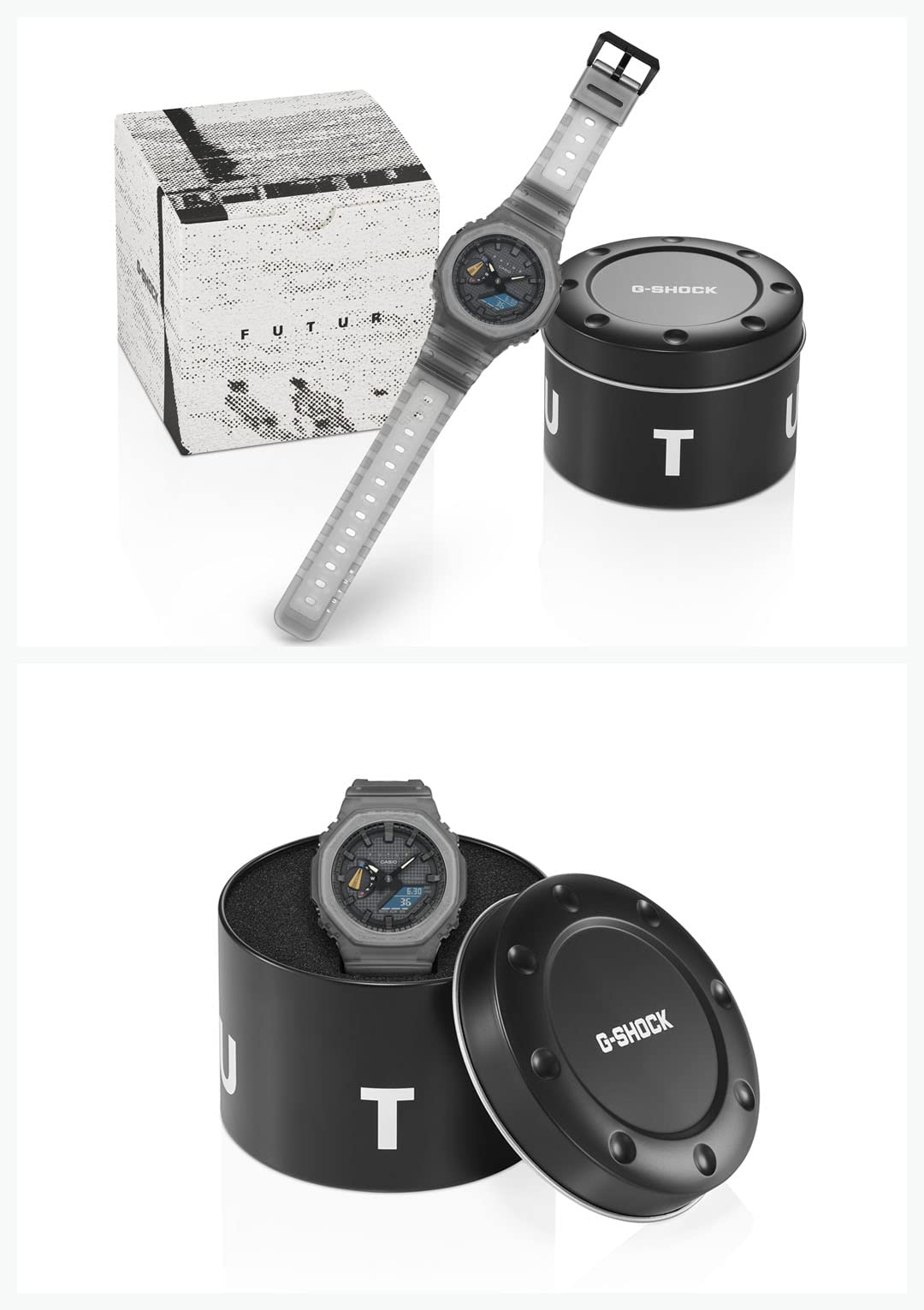 [カシオ] 腕時計 ジーショック 【国内正規品】 FUTURコラボレーションモデル GA-2100FT-8AJR メンズ ブラック - BanzaiHobby