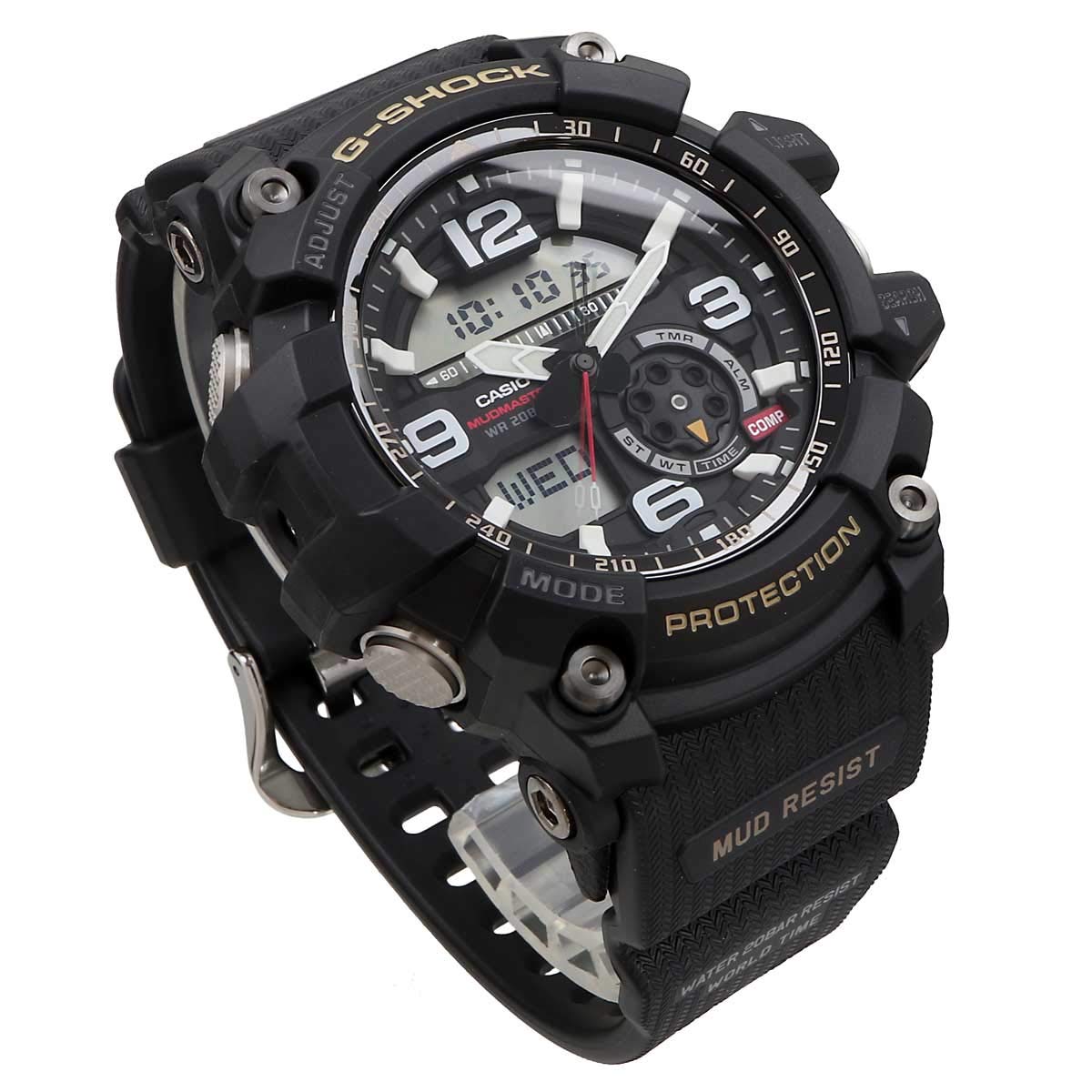 CASIO カシオ G-SHOCK ジーショック Gショック 腕時計 時計 メンズ MASTER OF G MUDMASTER マッドマスター ブラック 防塵 GG-1000-1A [並行輸入品]