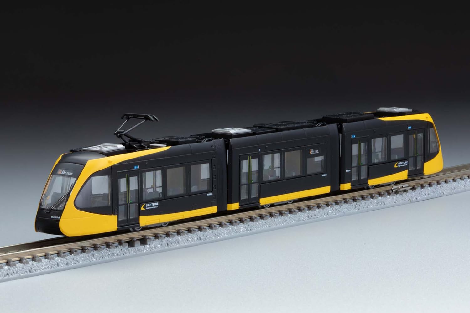TOMYTEC (N Gauge) Railway Collection Utsunomiya Light Rail HU300 Series HU302 LIGHTLINE