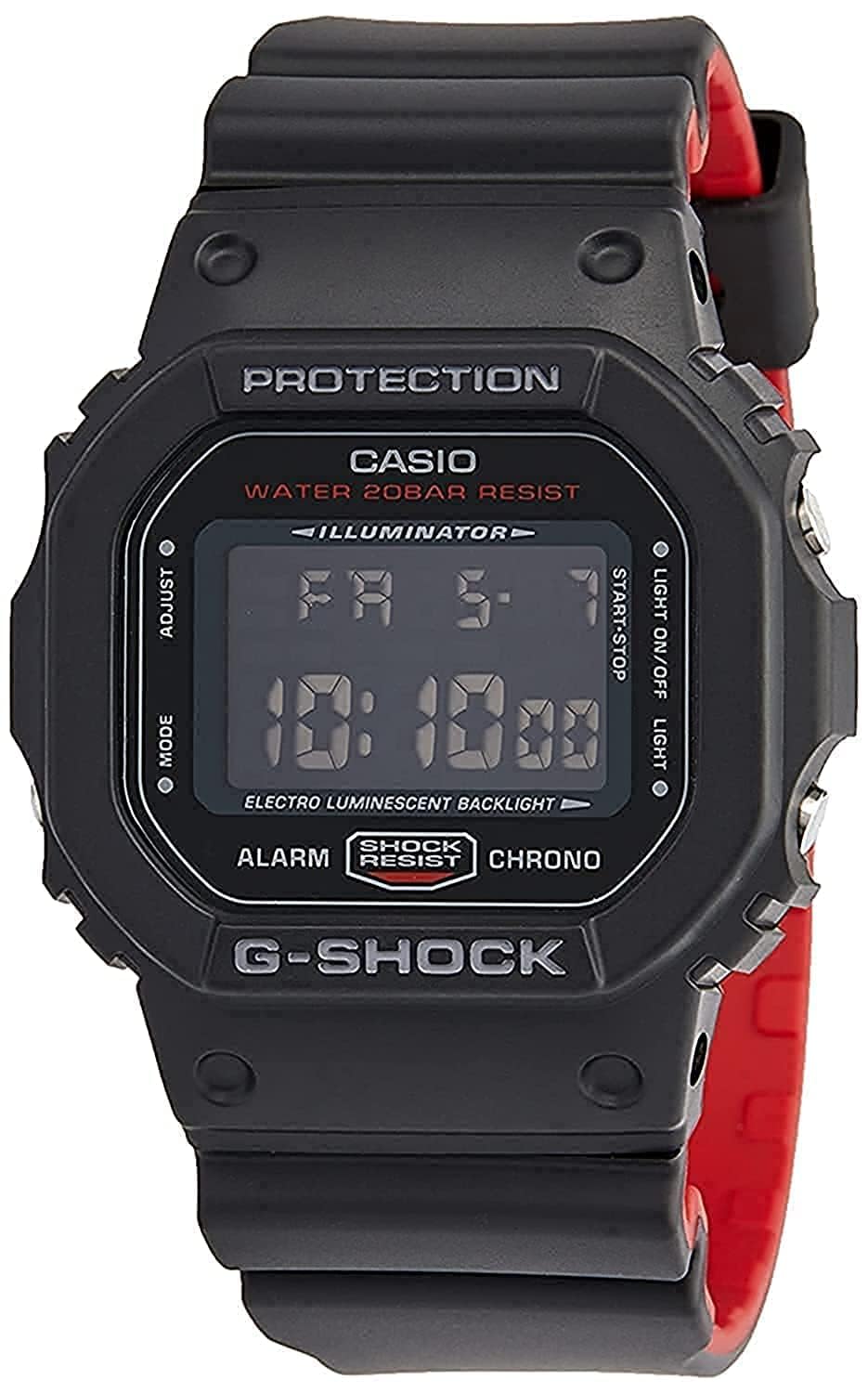 DW-5600HR-1D Casio G-Shock ブラック 男性 デジタル スポーツ クォーツ 海外出荷 Casio