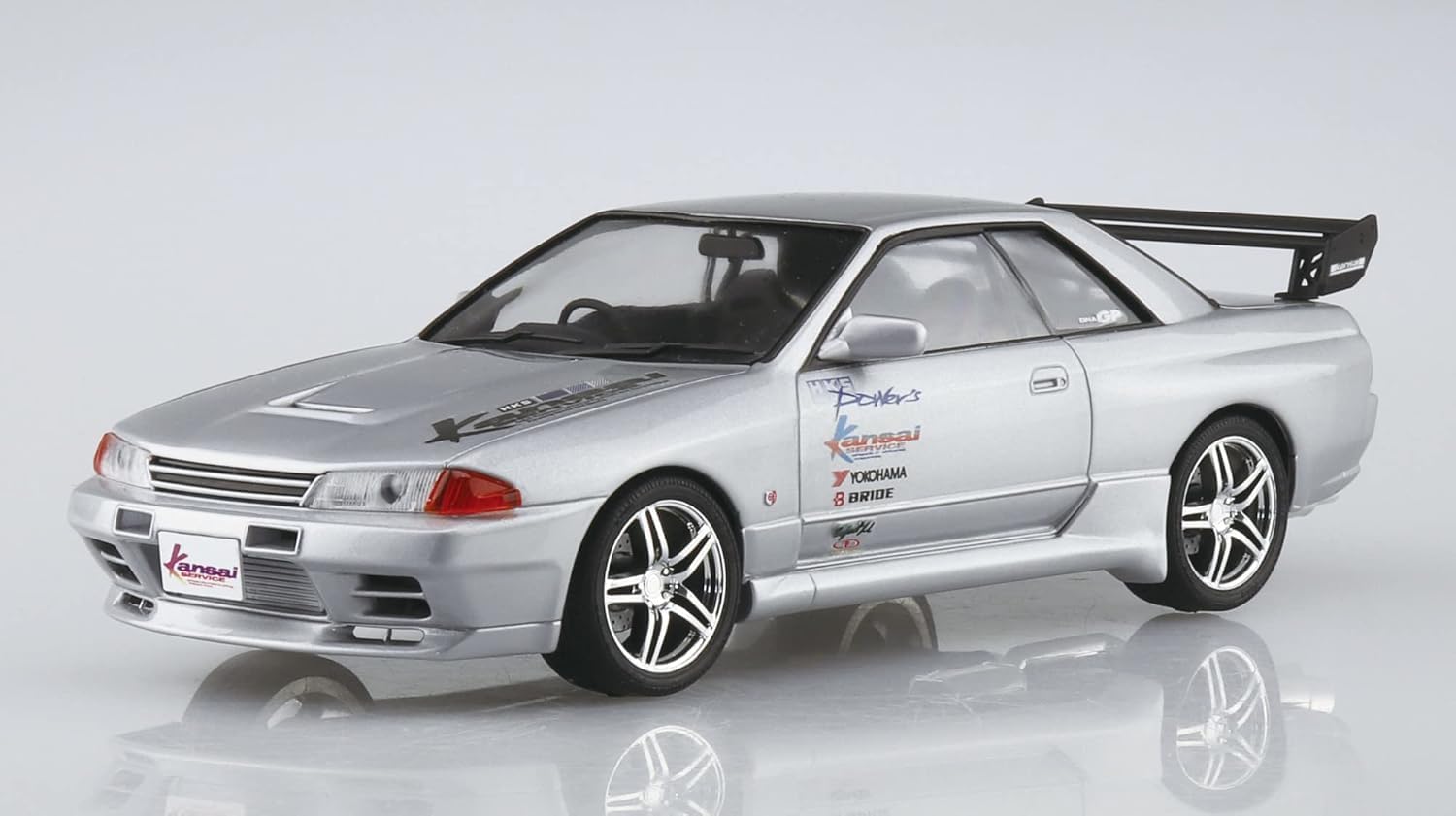 Aoshima 1/24 The Tuned Car No.76 HKS Kansai BNR32 Skyline GT-R 1990 (Nissan) - BanzaiHobby