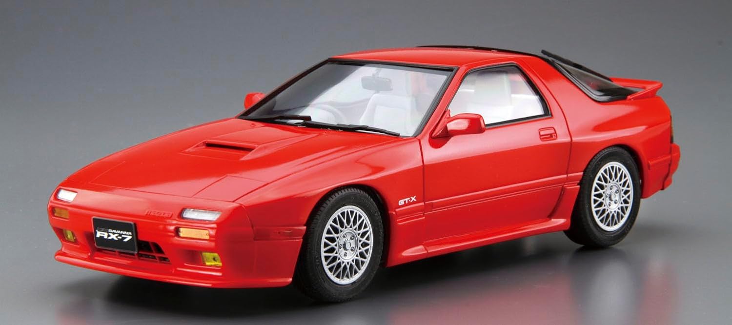 Aoshima 1/24 The Model Car Series No.64 Mazda FC3S Savannah RX-7 '89