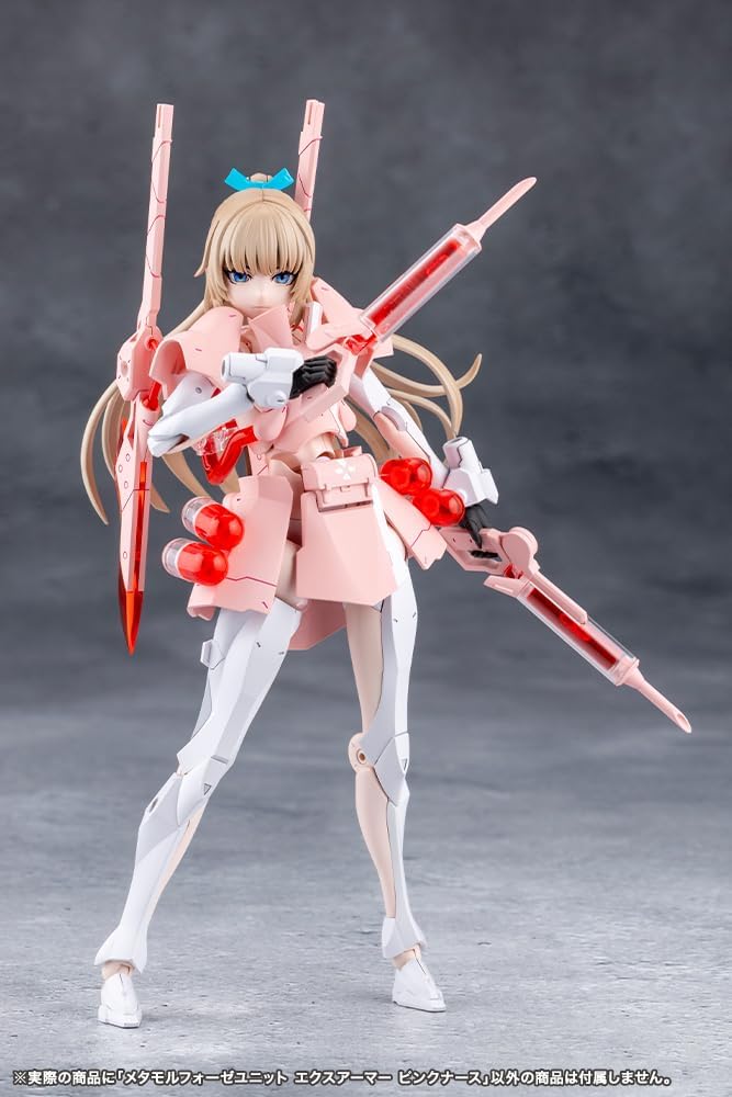Kotobukiya CX046 Metamorphose Unit Ex-Armor Pink Nurse (Megalomaria Unlimited Universe) - BanzaiHobby
