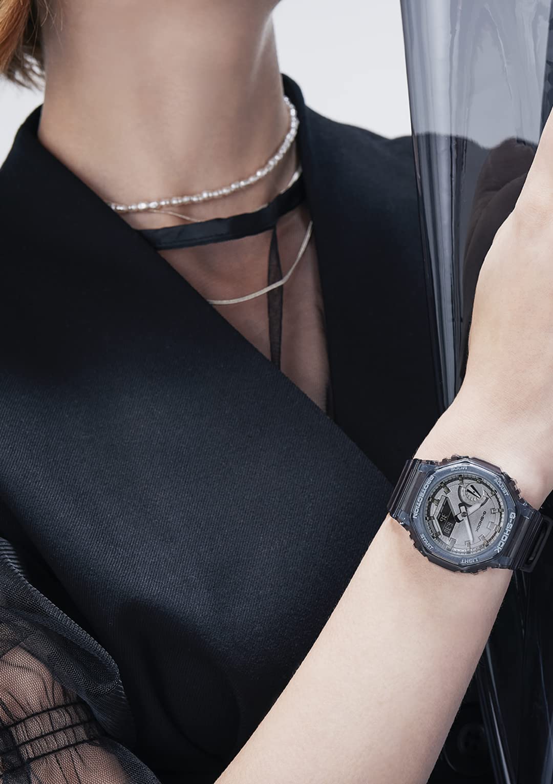 [カシオ] 腕時計 ジーショック 【国内正規品】ミッドサイズモデル GMA-S2100SK-1AJF レディース ブラック スケルトン - BanzaiHobby