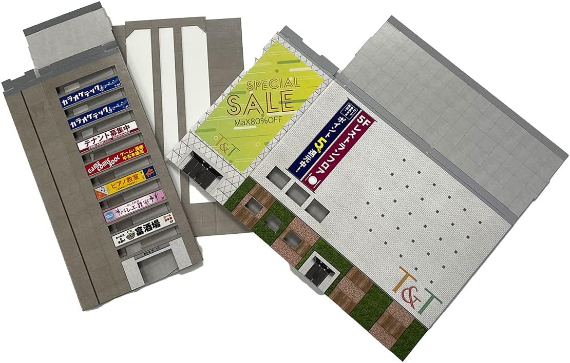 Ecolacture Paper Structure C01 Miscellaneous Buildings & Department Store Diorama