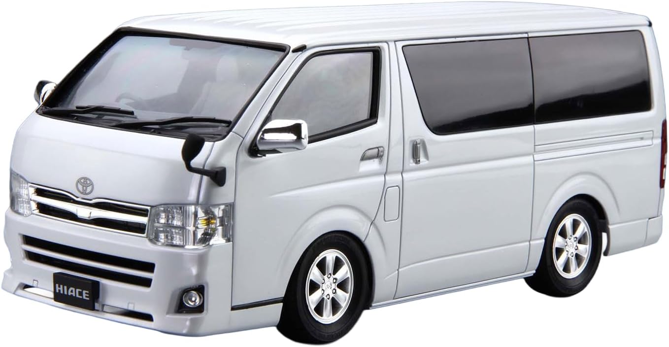 Aoshima 1/24 The Model Car No. 6 Toyota TRH200V Hiace Super GL '10