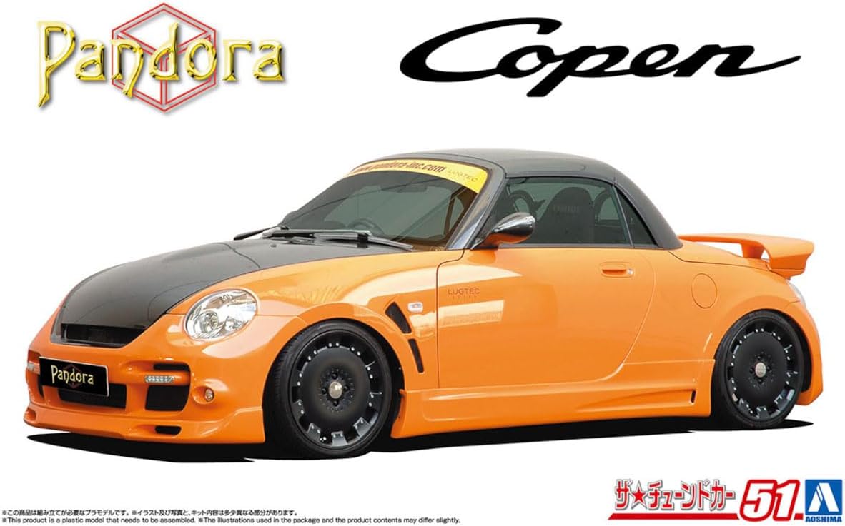 Aoshima 069097 1/24 Bunka Kyozai The Tuned Car Series No.51 Daihatsu PANDORA TYPE887 EVO II L880K Copen '02