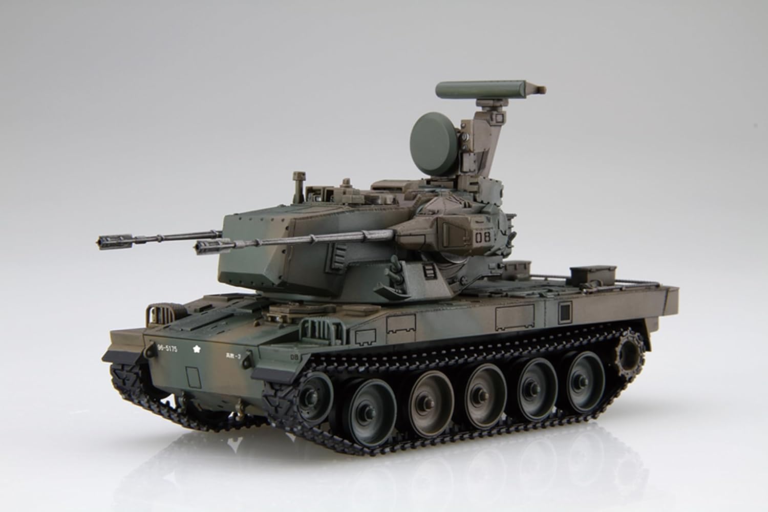 Fujimi ML-9EX-2 1/72 JGSDF Type 87 Self-Propelled Anti-Aircraft Gun (2-Car Set With Members)