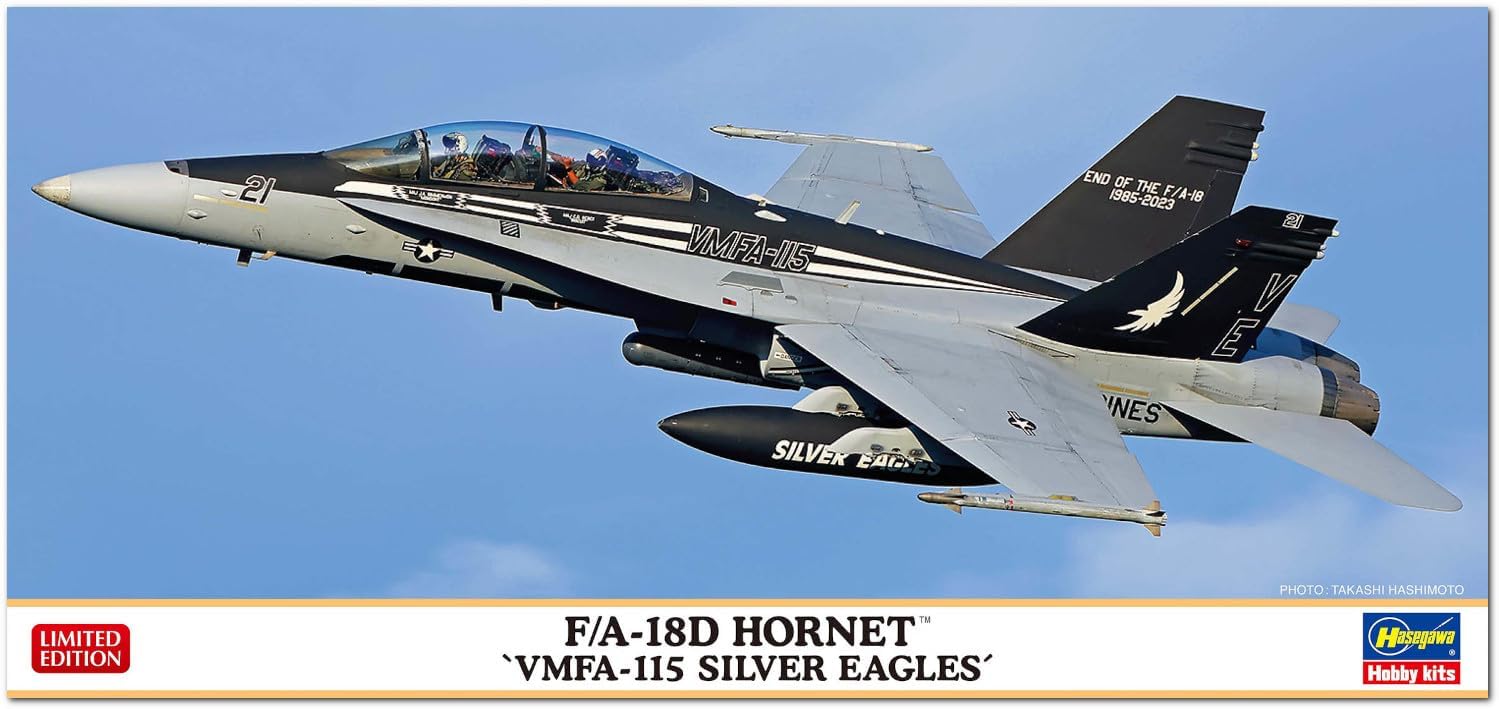 Hasegawa 02497 1/72 F/A-18D Hornet VMFA-115 Silver Eagles