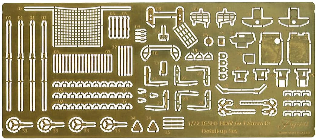 Fujimi 72M-20EX-1 1/72 JGSDF 120mm Heavy Mortar Towing Truck / 120mm RT Mortar (2 Units/2 Guns) Special Edition (with Etched Parts) - BanzaiHobby