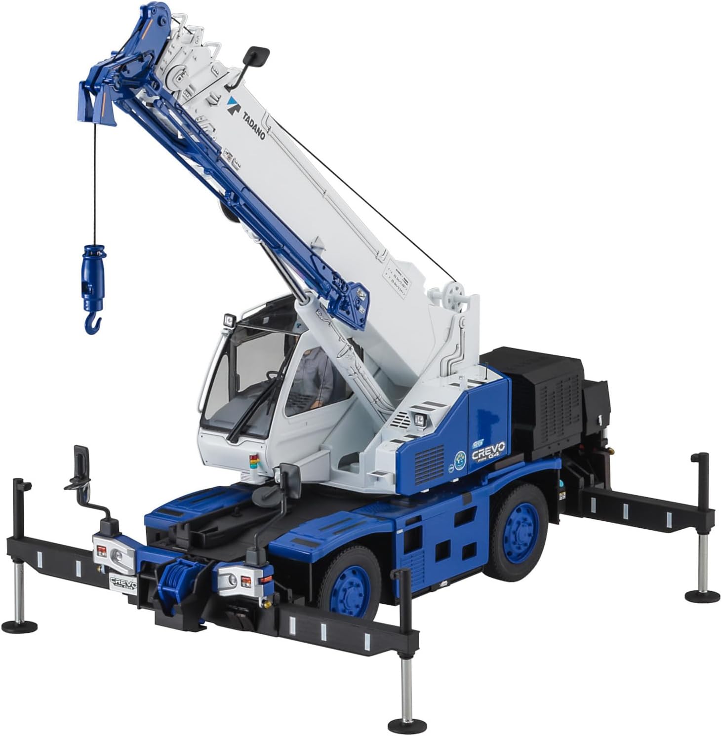 Hasegawa 66110 1/35 Tadano Rough Terrain Crane GR-130NL/N Clevo Mini G4 H-type Outrigger - BanzaiHobby