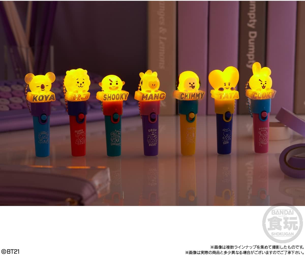 Bandai BT21 Light stick charm (set of 10)