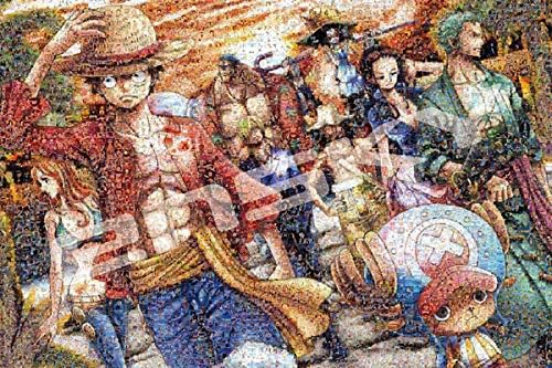Ensky 1000-586 One Piece Mosaic Landing - Paper Theater (Puzzle, 1000 Pieces, 50 x 75 cm)