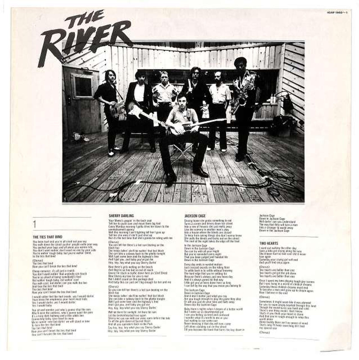 CBS Sony Bruce Springsteen "The River" 40AP1960~1 2LP