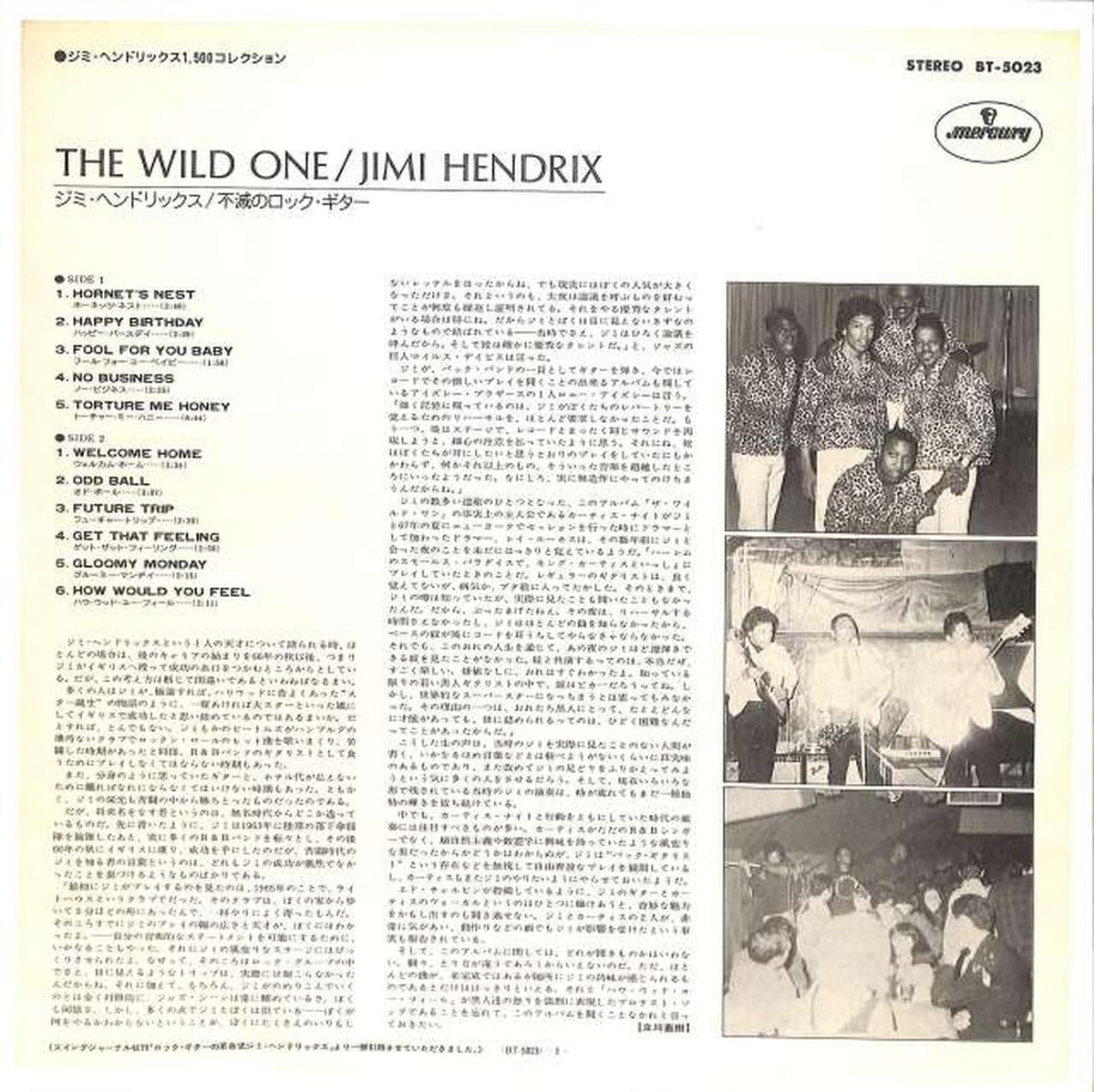 Nippon Phonogram Jimi Hendrix "Immortal Rock Guitar" BT-5023