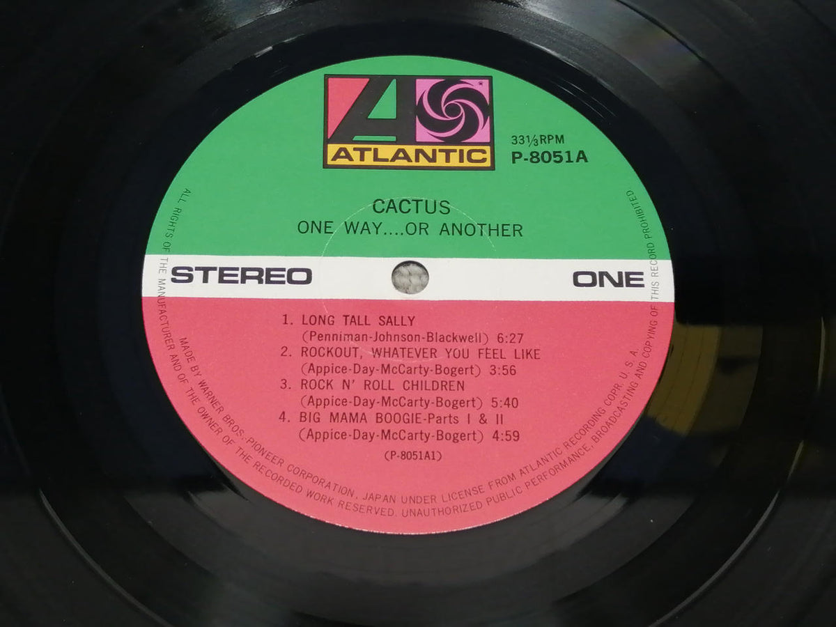 ATLANTIC Record Cactus Second Album