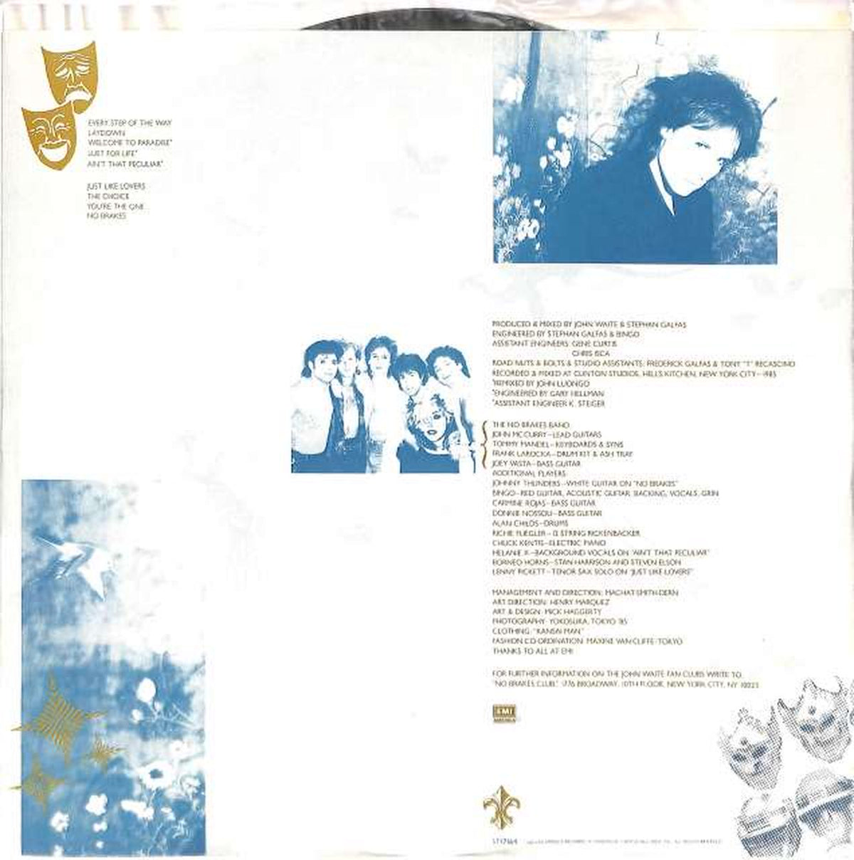 EMI John Waite "MASK OF SMILES" ST-17164 (Imported)