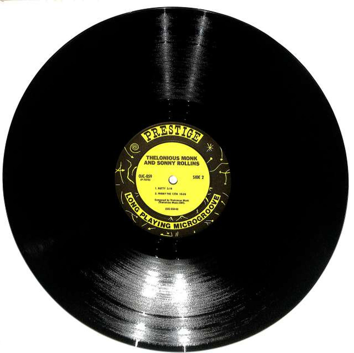 PRESTIGE Thelonious Monk "THELONIOUS MONK/SONN OJC-059"