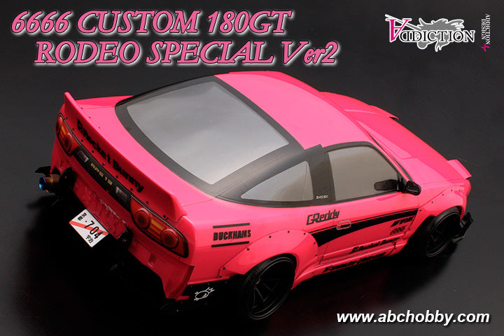 ABC Hobby 67166 1/10 180GT Rodeo Special Rocket Bunny V2 - ABC Hobby Banzai Hobby