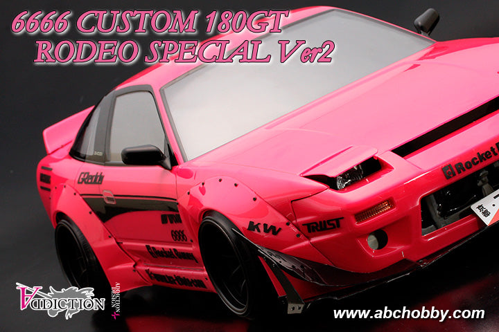 ABC Hobby 67166 1/10 180GT Rodeo Special Rocket Bunny V2 - ABC Hobby Banzai Hobby