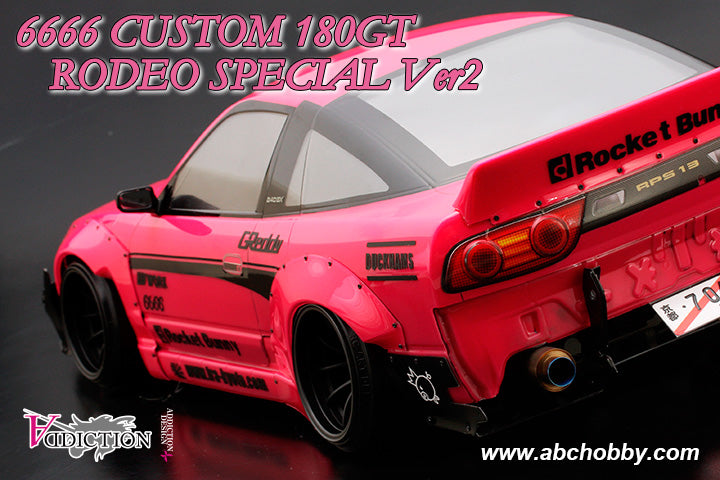 ABC Hobby 67166 1/10 180GT Rodeo Special Rocket Bunny V2 - ABC Hobby Banzai Hobby