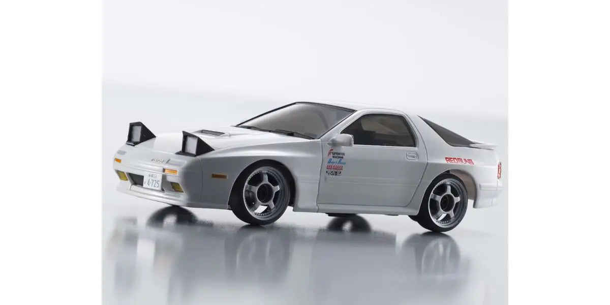 京商　ミニッツ　MAZDA SAVANNA　RX-7 FC3S　頭文字D Kyosho Initial D FIRST MINI-Z for Mazda Savanna RX-7 FC3S (White
