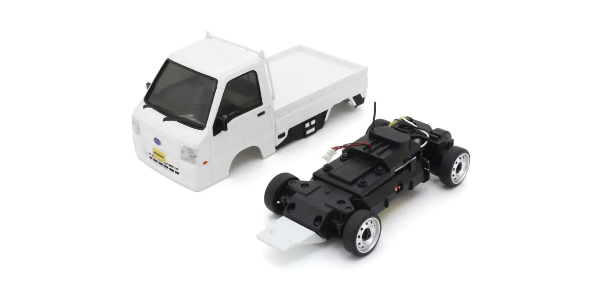 Kyosho 66607Z FIRST MINI-Z Subaru Sambar White - BanzaiHobby