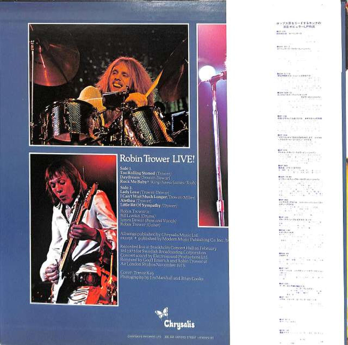 King Robin Trower: "Live!" CHY1089