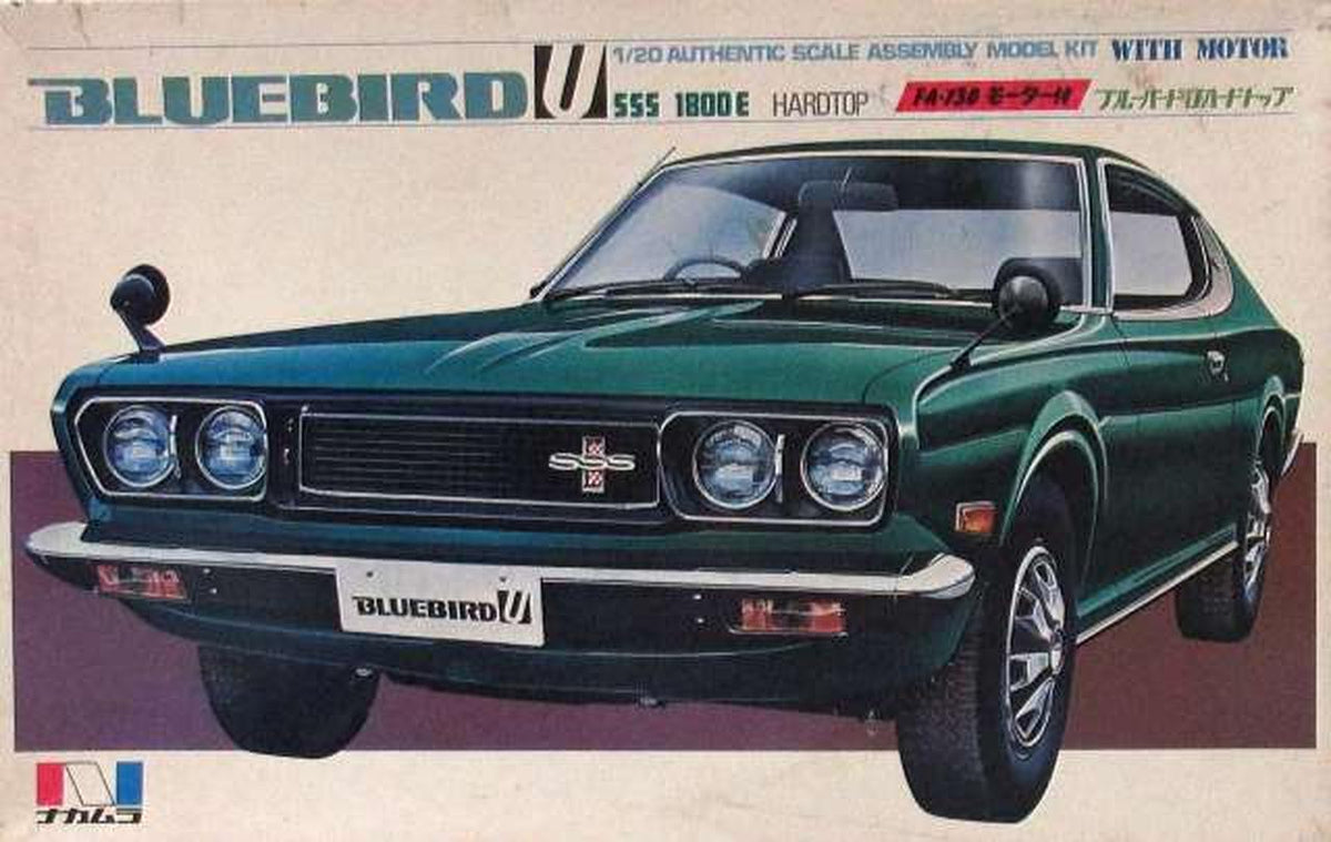 Nakamura 1/20 Bluebird U Hardtop Motorized Kit [KNS-4612] - Banzai Thrifting | BanzaiHobby